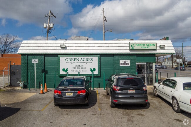 The front of Green Acres, which is a popular restaurant in the Tuxedo neighborhood.
