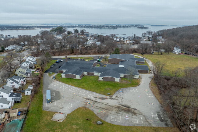 There is ample parking at Wessagusset Elementary School in Weymouth.