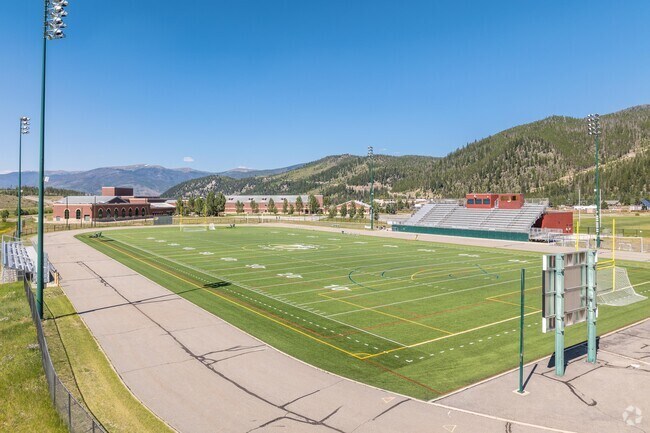 Along with academic excellence, students enjoy many extracurricular activities at Summit High School.