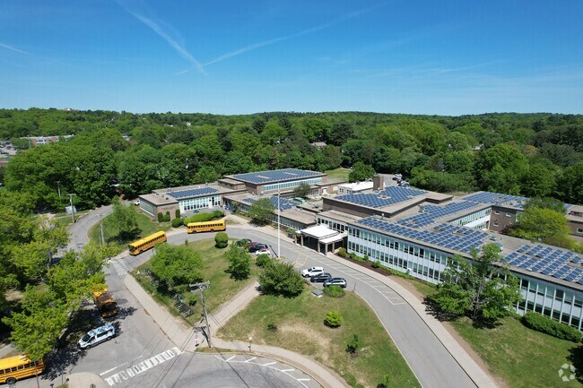 Charles E. Brown Middle School teaches students in the Oak Hill neighborhood.