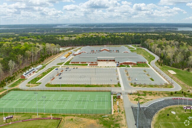 The Seaforth High School campus is a sprawling new location for many students of Chatham County.