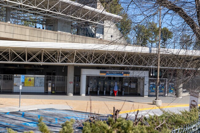 The Marta station in Chamblee allows you to get around areas of Atlanta without a car.