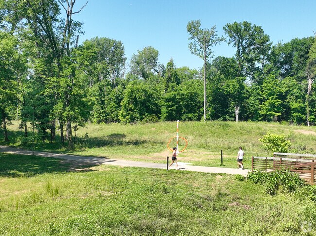 The Mallard Creek Greenway in University City South is a popular spot for exercise.