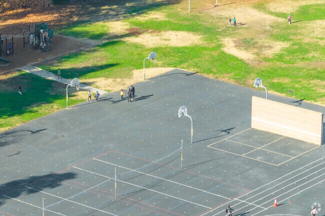 Students can play basketball and other sports at Yav Pem Suab Academy.