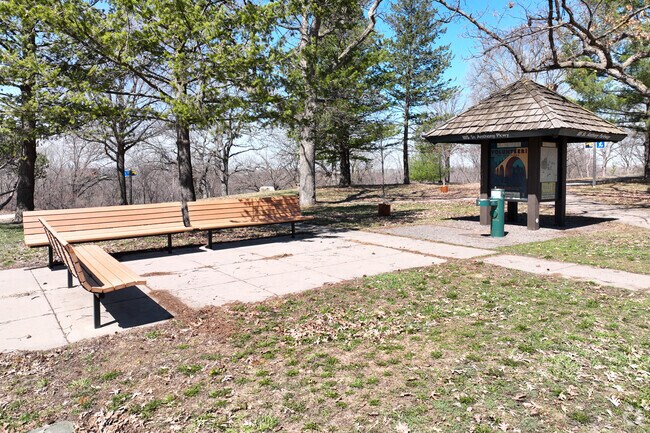 Deming Heights Park has skyline views from the highest point in the Minneapolis park system.