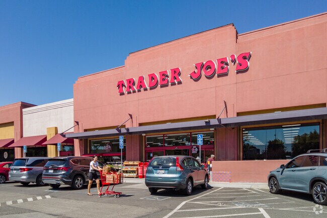 Locals shop for groceries at Trader Joe's in Mountain View West.