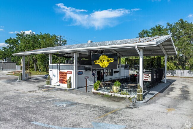 Ole Tampa Cubans serves authentic Cuban sandwiches in a walk-up setting.