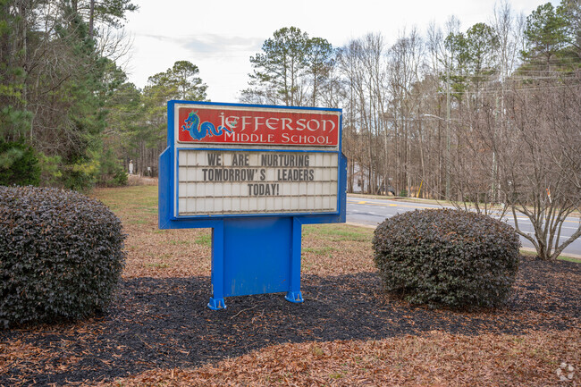 Jefferson Middle School can be found at 100 Dragon Road.