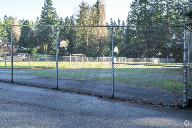 Lake Forest Park Elementary School basketball courts.