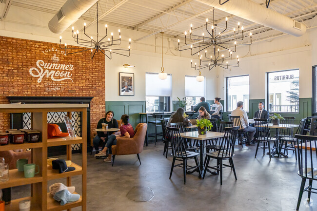 Summer Moon Coffee is a popular coffee shop in Swan Lake.