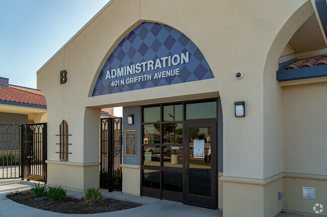 The entrance to James A. Forrest Elementary is located on the East end of the campus.