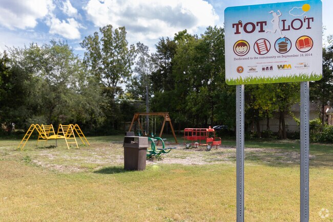 Miami Chapel offers a Tot Lot for toddlers in Miami Chapel to enjoy the outdoors.