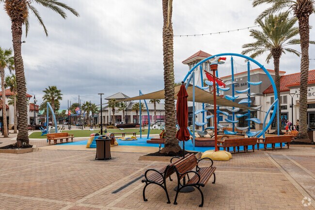 The playground at Destin Commons offers fun for all ages.