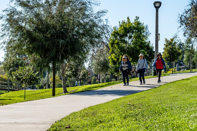 East Whittier boast miles of extra wide sidewalks and walkable neighborhoods.