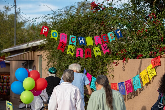 Porch Fest takes place yearly in The Garden District of Midtown Tucson.