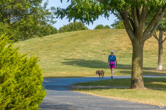 Country Lakes Park is a great place to walk your dog.