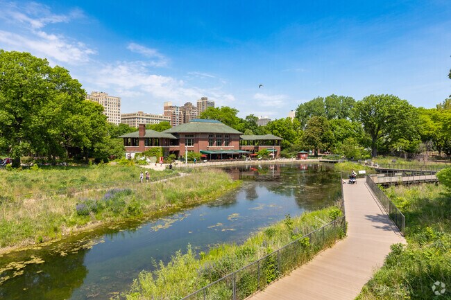Water walk in Lincoln Park.