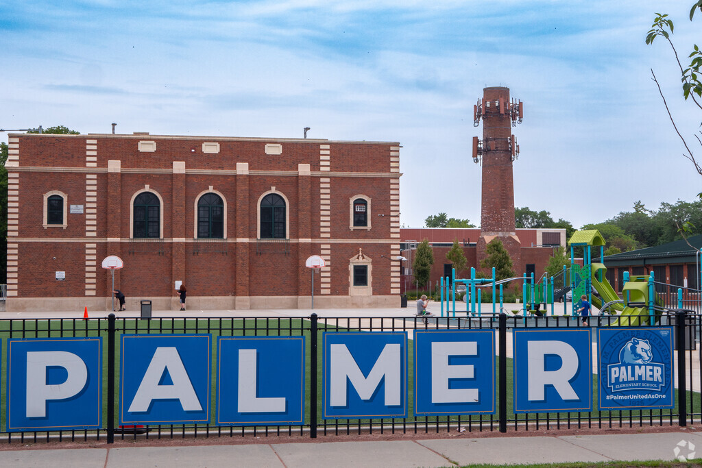 Palmer Elementary School building in North Mayfair.