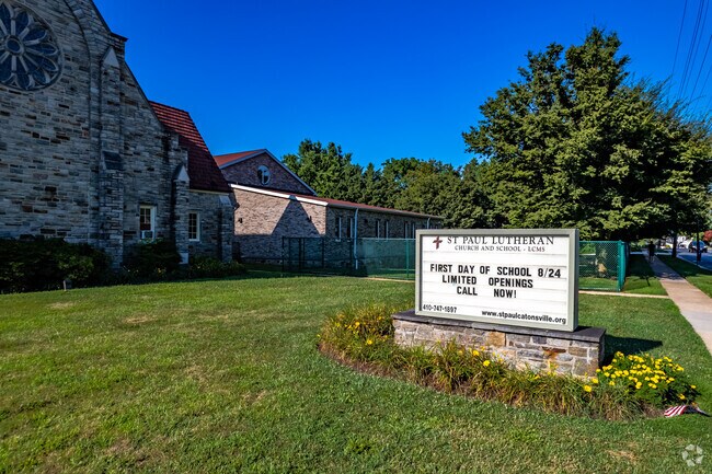 Welcome to the St Paul Lutheran School in Catonsville, MD.