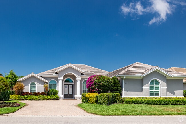 Stonebridge has a variety of single family homes on offer, including updated traditional homes with tropical landscaping.