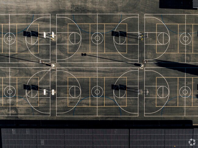 Basketball courts are available at ACE Esperanza Middle School.