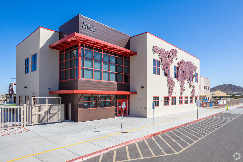 Main building of Estrella Foothills Global Academy in Laveen.