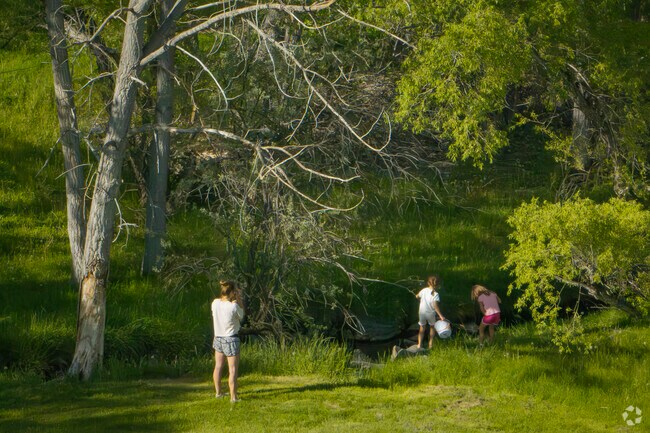 Governor Grant Park is a sprawling green-space with a creek for the kids to enjoy.
