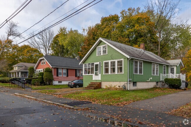 Rows of colorful homes line the streets of Campello.