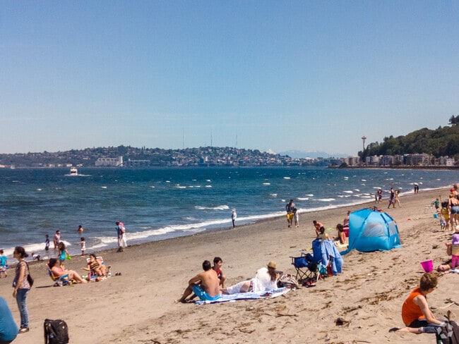 Alki offers miles of beaches.