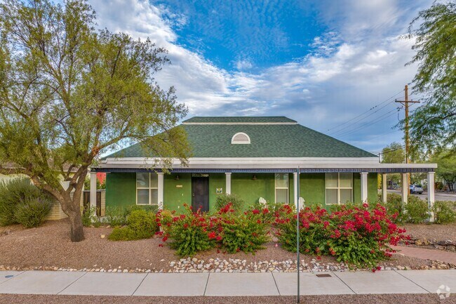 Santa Rita Park just outside downtown Tucson showcases classic Spanish Colonial architecture.
