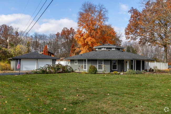 One of Withamsville’s more distinctively designed homes showcases the area’s architectural variety.