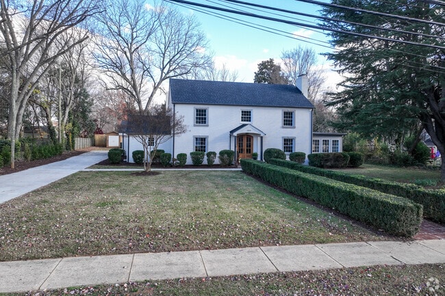 Colonial Revival homes are found in historic areas of Mebane.