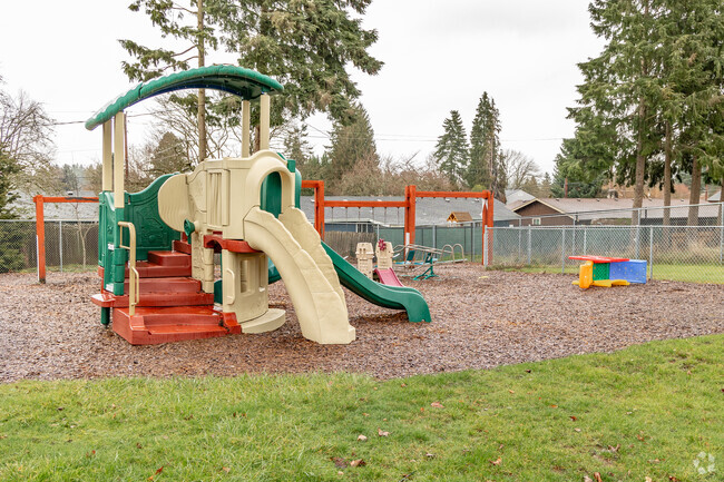 A play area for the younger students at Sonshine Christian Elementary in Vancouver, WA.