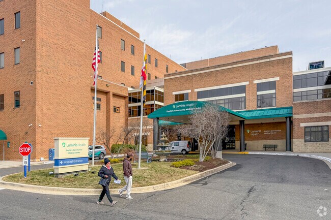 Luminis Health Doctors Community Medical Center is just 16 minutes away by car.