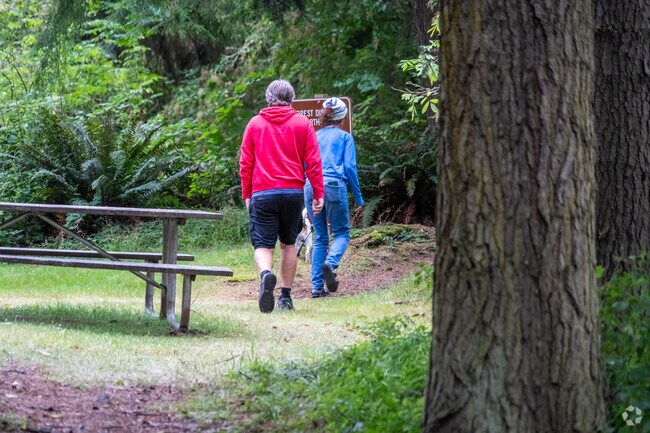 South Whidbey State Park near Freeland offers hiking and picnic areas.