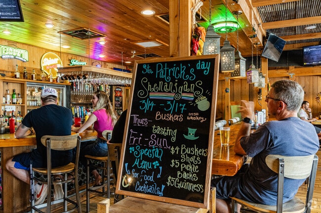 Enjoy the vibe in Fruit Cove's Back 40 Urban Fresh and order a cold one.