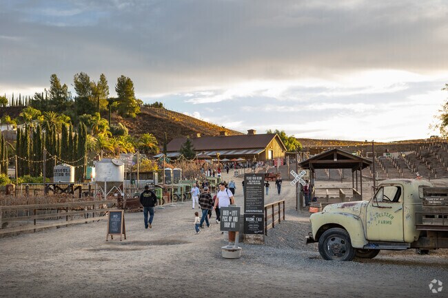 Escape Wildomar to nearby Temecula for wine tasting at vineyards like Peltzer Winery.