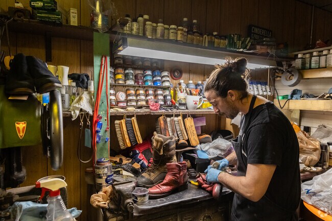 You can find one of the oldest shoe repair shops in the state in Rimmon Heights near Northwest Manchester.