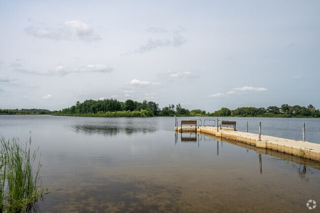 Launch the boat or fish from the dock at Hatfield Park in New Richmond.