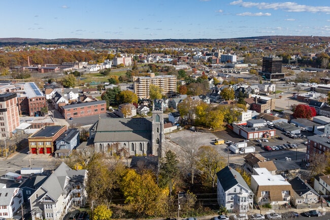 The Social District has a mixture of industrial and residential spaces.