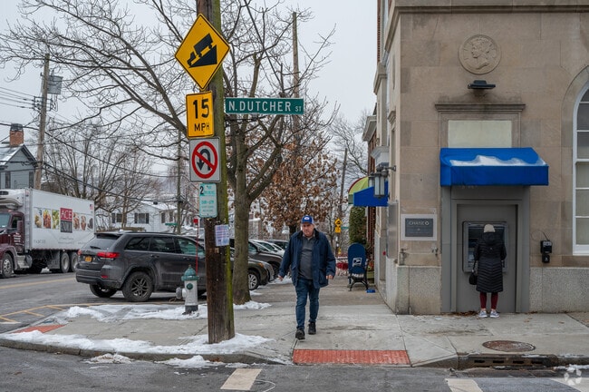 Irvington is a very walkable town.