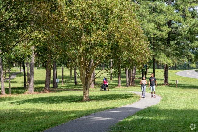 The Lakes District residents enjoy going for walks on the nearby trails of the Kisatchie Park.