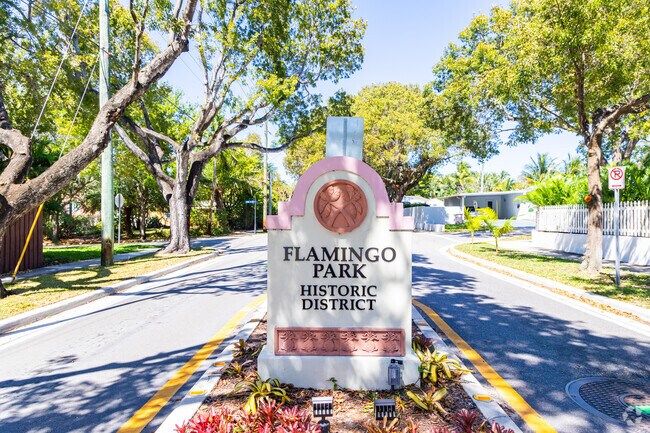 Historic Flamingo Park is only 2 miles from downtown West Palm Beach.