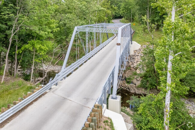 One treasured landmark in Indian Hill is the Blome Road Bridge,