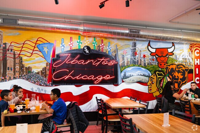 Schorsch Village is home to Jibaritos On Harlem, a great Puerto Rican sit down restaurant.