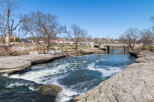 Indian Creek also has a waterfall for Lea Manor residents to enjoy with both their eyes and ears