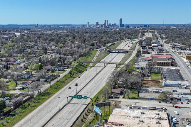 Highway 244 provides easy access from Sequoyah to downtown Tulsa.