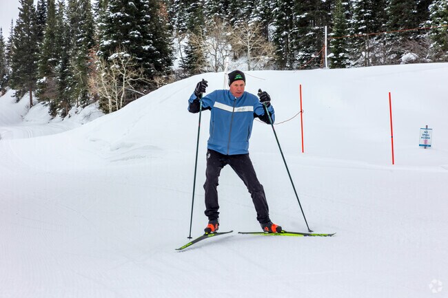 Howelsen Hill Ski Area has thirteen miles of rolling nordic ski trails.
