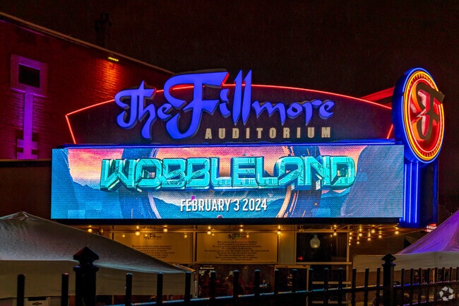 The Fillmore Auditorium has featured A-list acts and up-and-comers since the early 1900s.