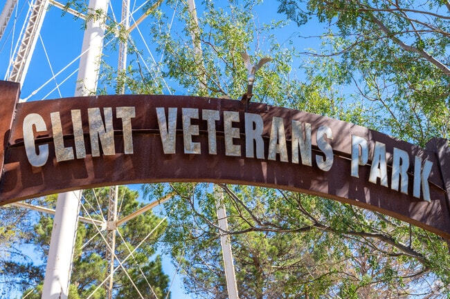 Clint Veterans Park plays tribute to the brave men and women who served our nation.